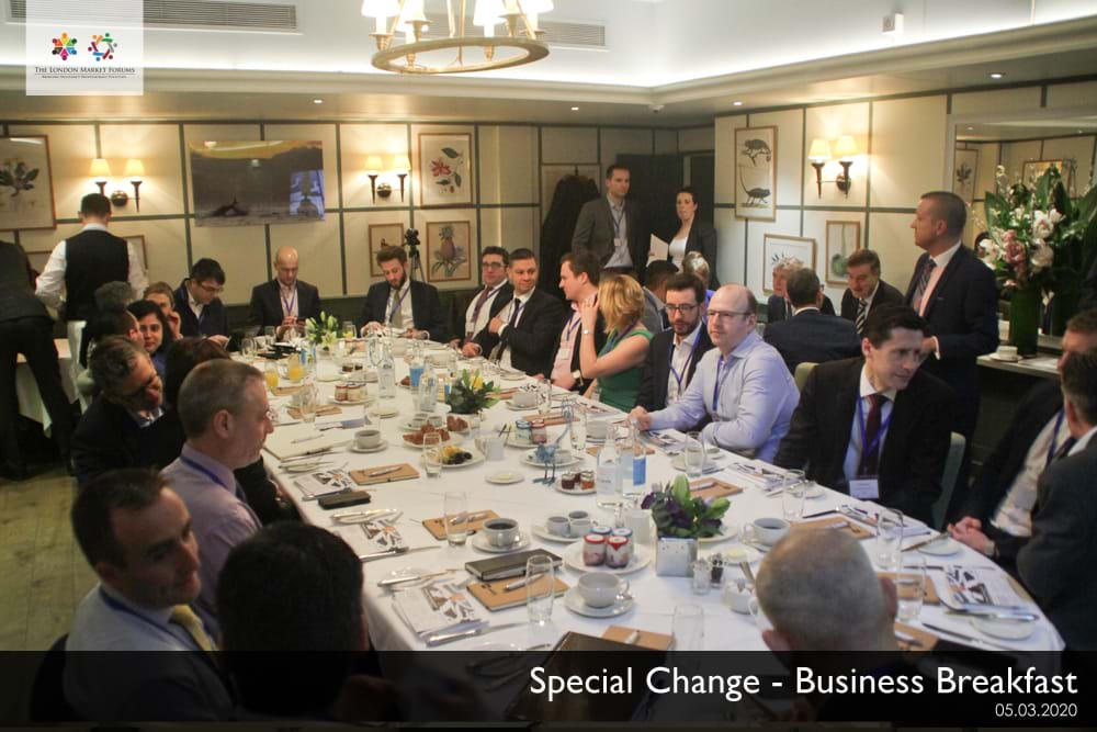 Change Management Special London Market Breakfast - 5th March 2020